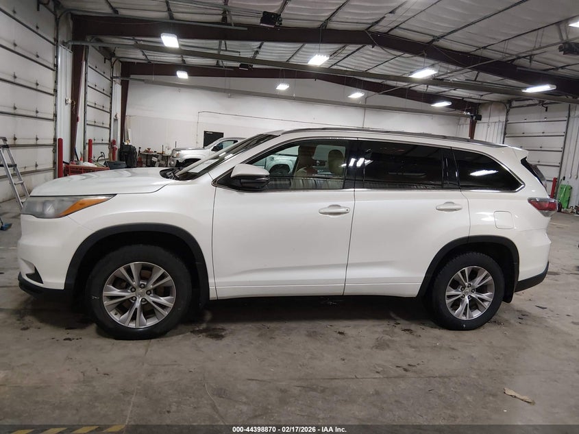 2015 Toyota Highlander Xle V6 VIN: 5TDJKRFH1FS212895 Lot: 44398870