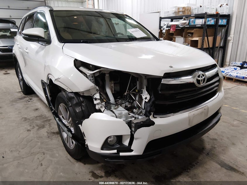 2015 Toyota Highlander Xle V6 VIN: 5TDJKRFH1FS212895 Lot: 44398870