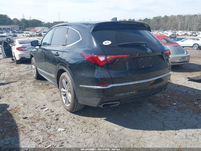 2022 Acura Mdx Standard