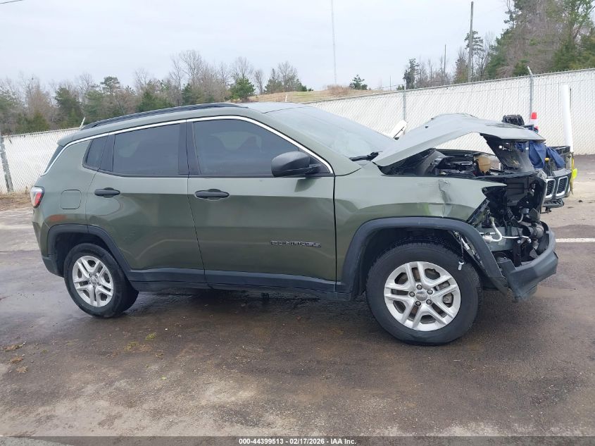 2021 Jeep Compass Sport Fwd VIN: 3C4NJCAB8MT535140 Lot: 44399513