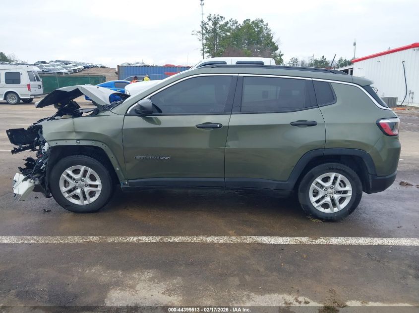 2021 Jeep Compass Sport Fwd VIN: 3C4NJCAB8MT535140 Lot: 44399513