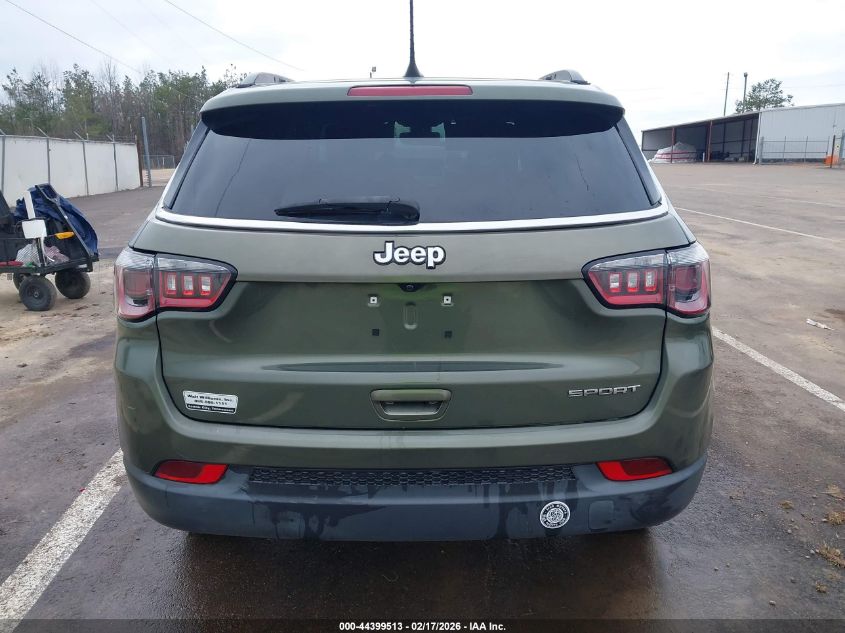 2021 Jeep Compass Sport Fwd VIN: 3C4NJCAB8MT535140 Lot: 44399513