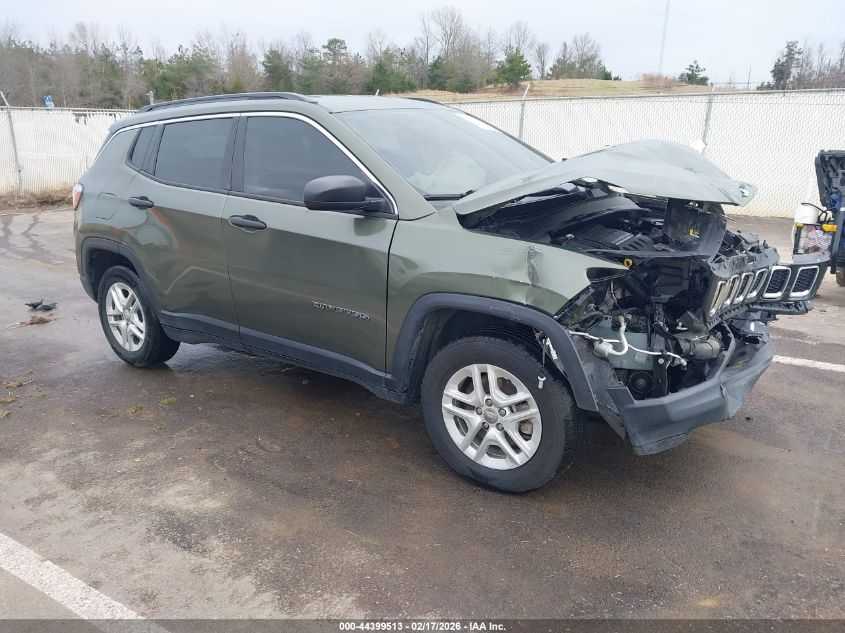 2021 Jeep Compass Sport Fwd VIN: 3C4NJCAB8MT535140 Lot: 44399513