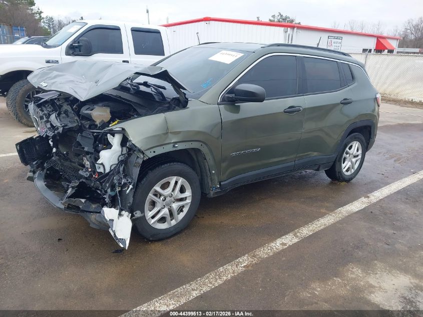 2021 Jeep Compass Sport Fwd VIN: 3C4NJCAB8MT535140 Lot: 44399513