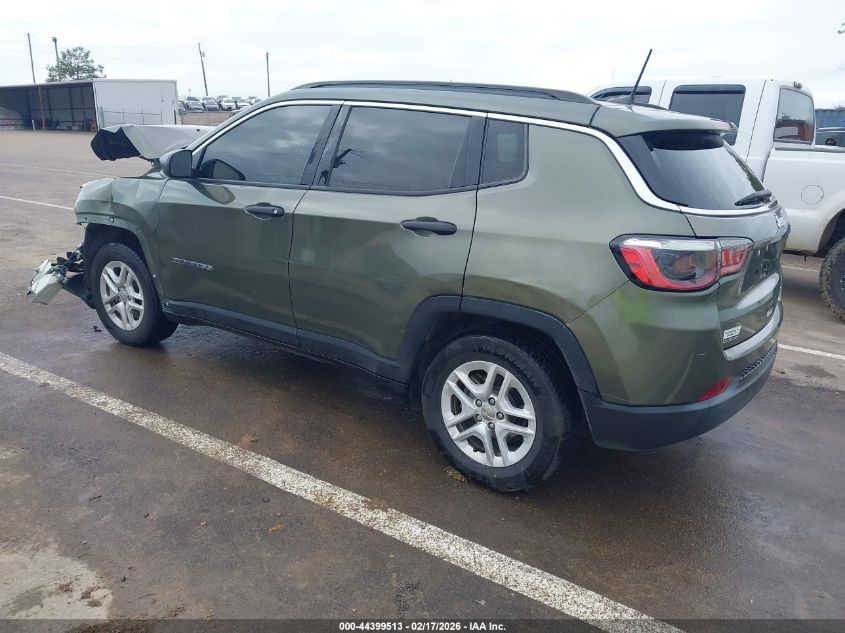 2021 Jeep Compass Sport Fwd VIN: 3C4NJCAB8MT535140 Lot: 44399513