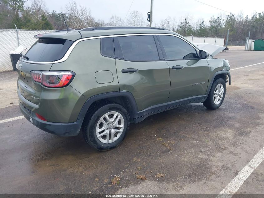 2021 Jeep Compass Sport Fwd VIN: 3C4NJCAB8MT535140 Lot: 44399513