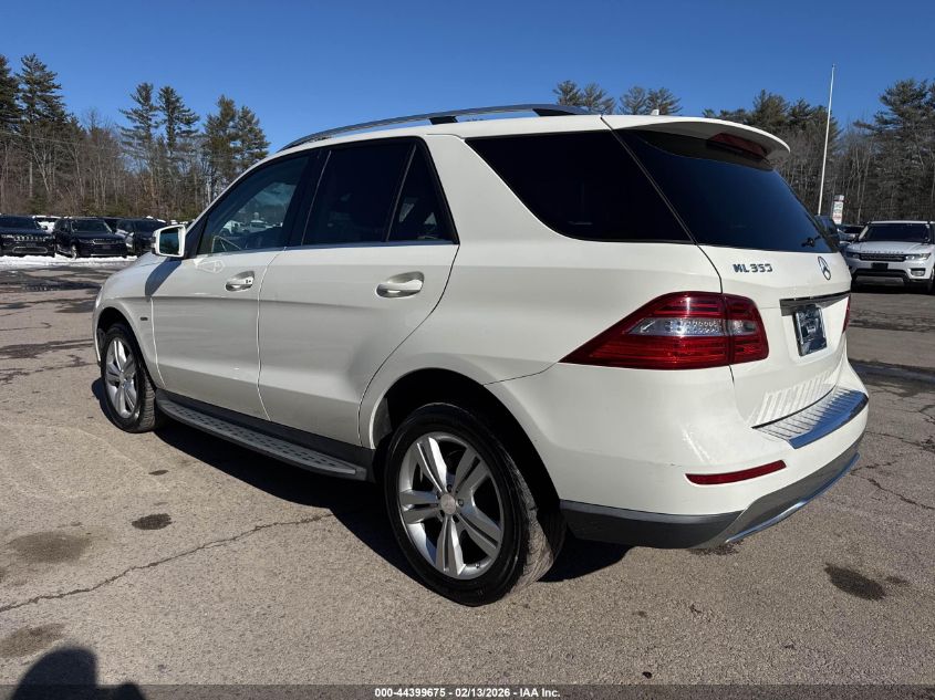 2012 Mercedes-Benz Ml 350 4Matic
