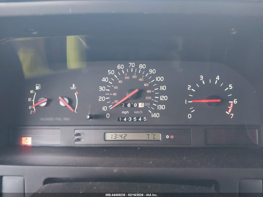 1997 Volvo 850 Gt VIN: YV1LW5549V2324493 Lot: 44400238