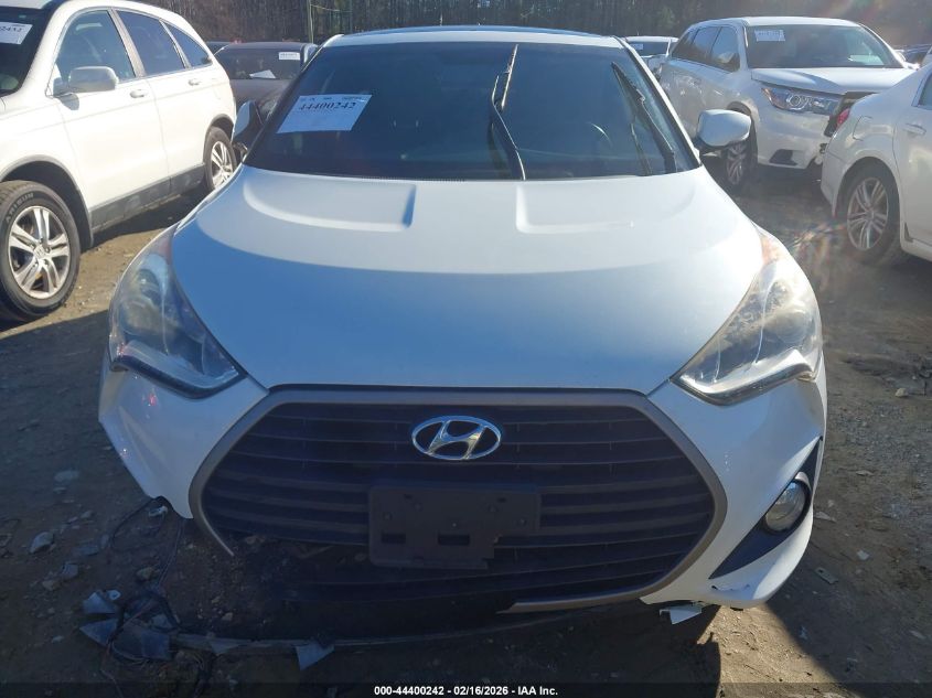 2016 Hyundai Veloster Turbo VIN: KMHTC6AE3GU267939 Lot: 44400242