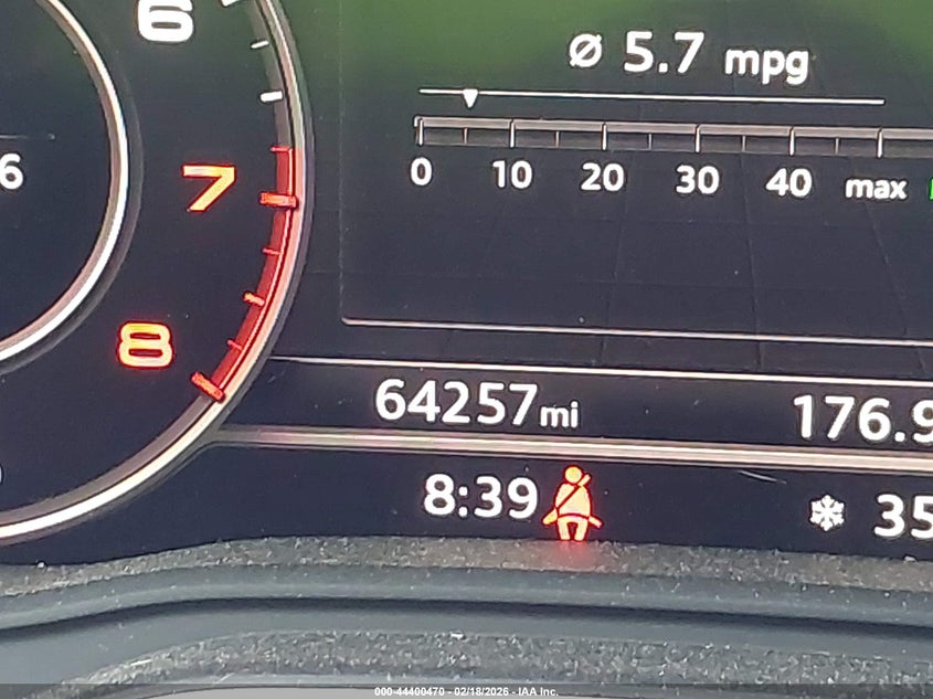 2018 Audi A4 2.0T Premium VIN: WAUENAF43JN008005 Lot: 44400470