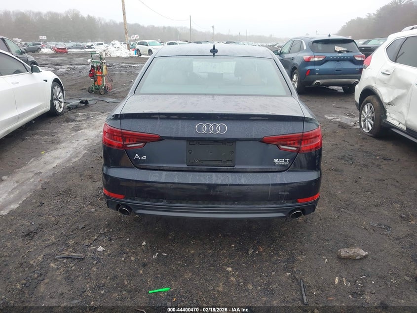 2018 Audi A4 2.0T Premium VIN: WAUENAF43JN008005 Lot: 44400470