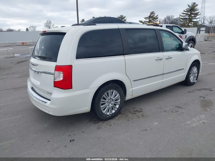 Vin: 2c4rc1ggxdr607235, lot: 44897221, chrysler town & country limited 20134