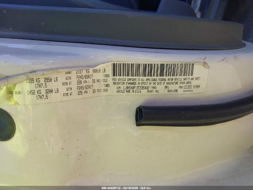 2007 Jeep Grand Cherokee Laredo VIN: 1J8HS48P17C595402 Lot: 44400732