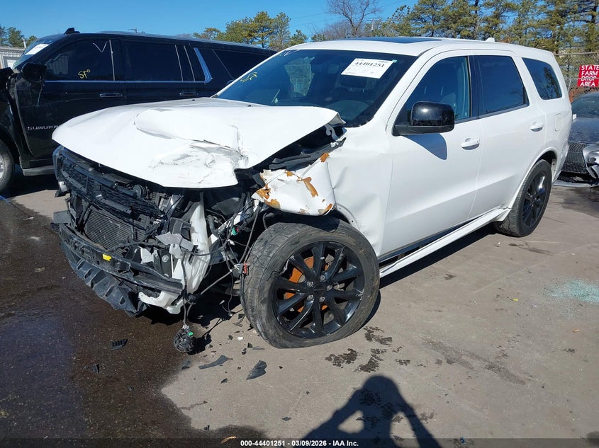 Vin: 1c4rdjag5jc262254, lot: 44897818, dodge durango sxt awd 20182