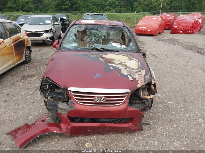 2007 Kia Spectra Ex VIN: KNAFE122875433222 Lot: 44401501