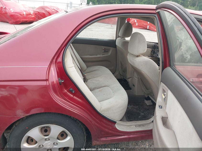 2007 Kia Spectra Ex VIN: KNAFE122875433222 Lot: 44401501