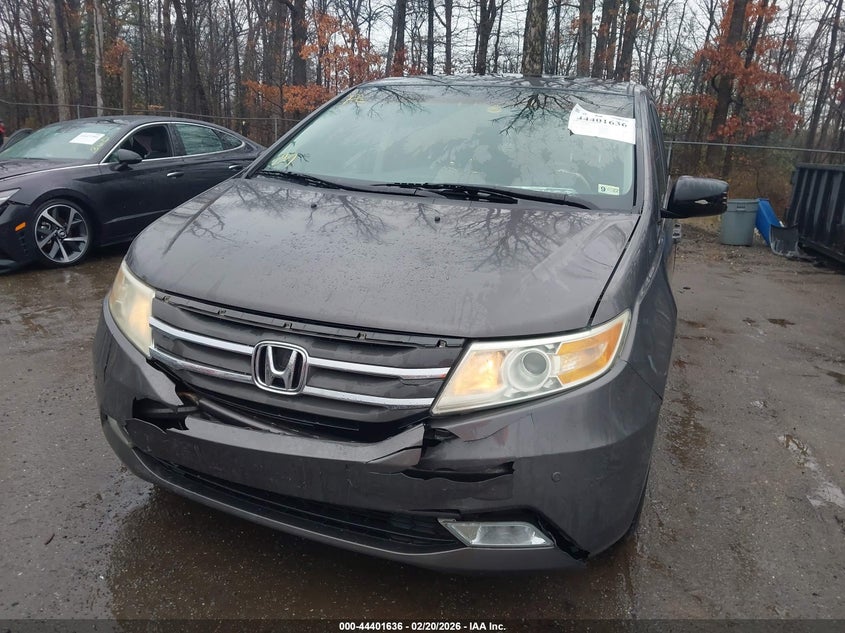 2012 Honda Odyssey 3.5 Touring/Touring Elite grey Lot 111044401636 Vin 5FNRL5H96CB053418
