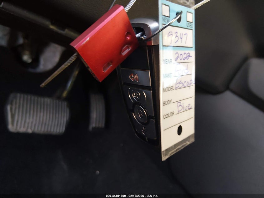 2022 Ford Escape Se VIN: 1FMCU9G67NUA59347 Lot: 44401709