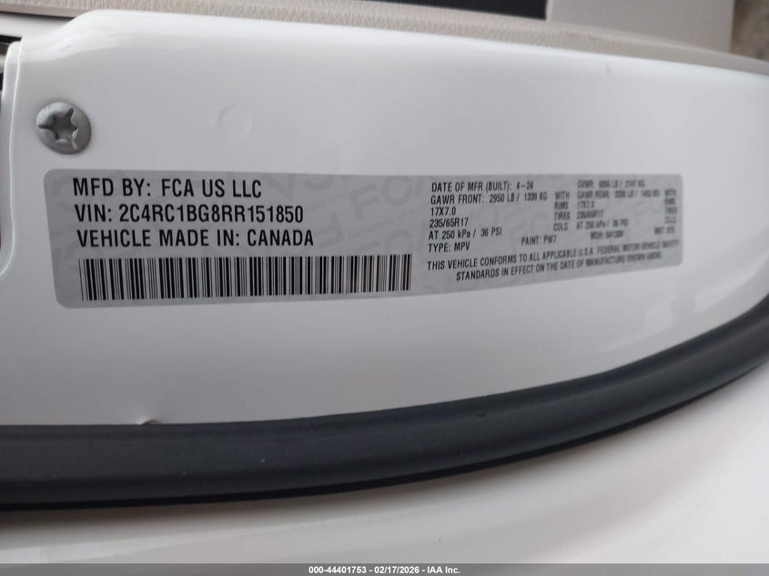 2024 Chrysler Pacifica Touring L