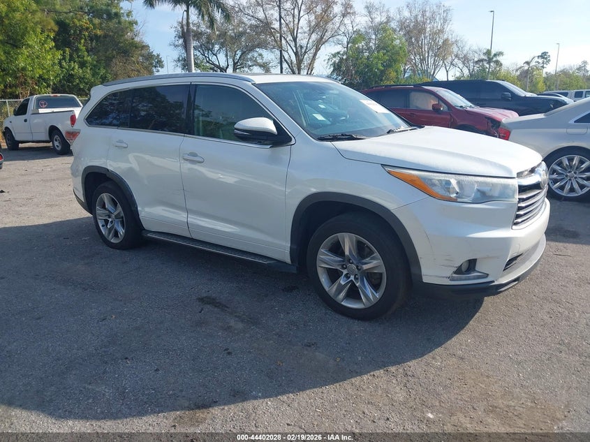 2015 TOYOTA HIGHLANDER LIMITED PLATINUM V6