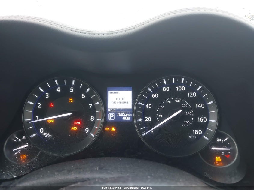 2016 Infiniti Q70L 3.7X VIN: JN1BY1PR7GM720719 Lot: 44402144