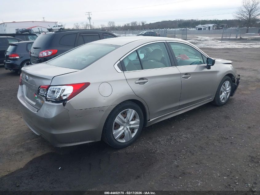 2016 Subaru Legacy 2.5I