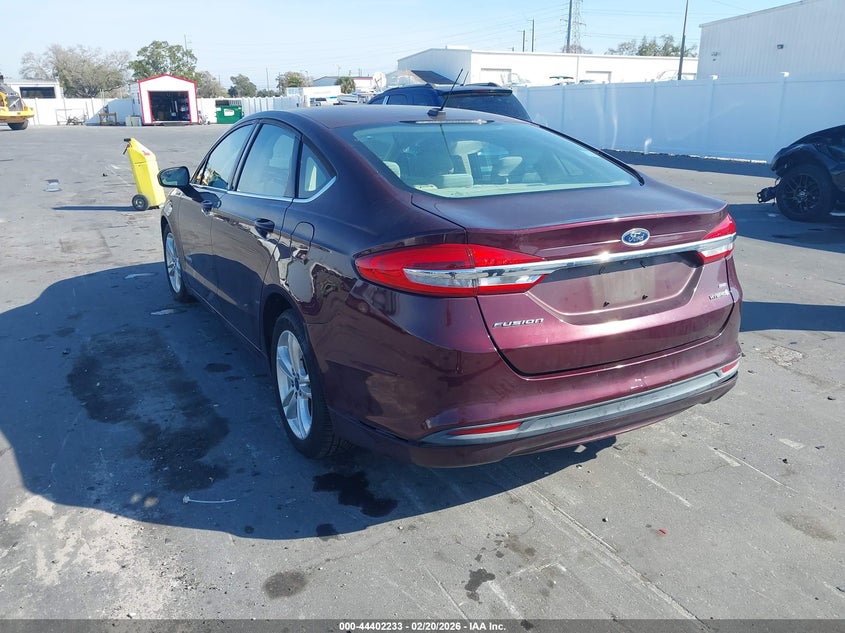 2018 Ford Fusion Hybrid Se