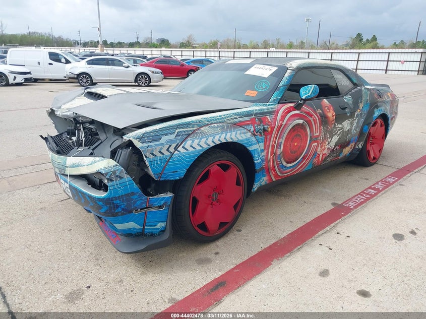 Vin: 2c3cdzfj2lh128816, lot: 44899045, dodge challenger r/t scat pack widebody 20202