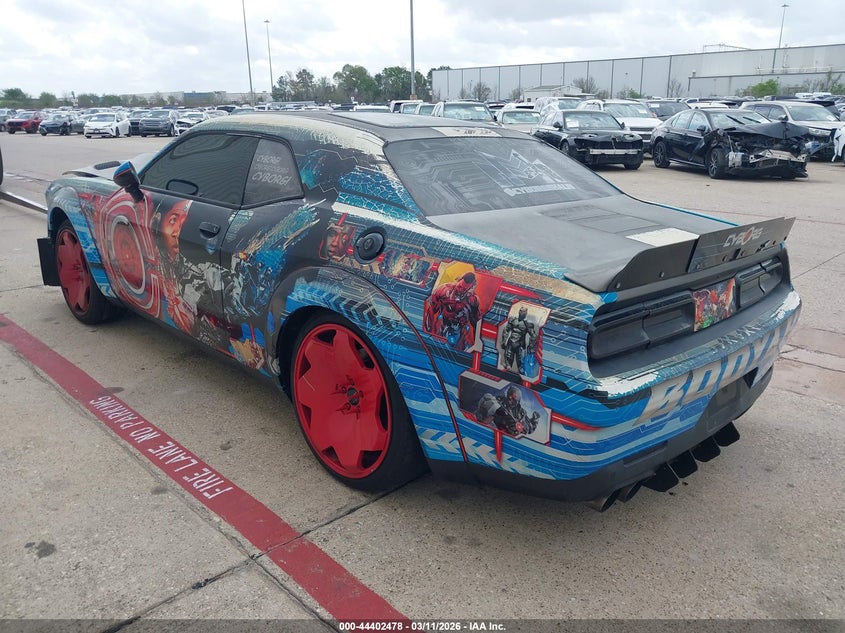 Vin: 2c3cdzfj2lh128816, lot: 44899045, dodge challenger r/t scat pack widebody 20203
