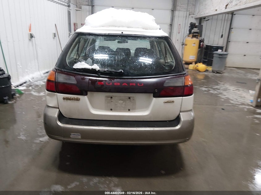 2001 Subaru Outback VIN: 4S3BH675316621091 Lot: 44402549
