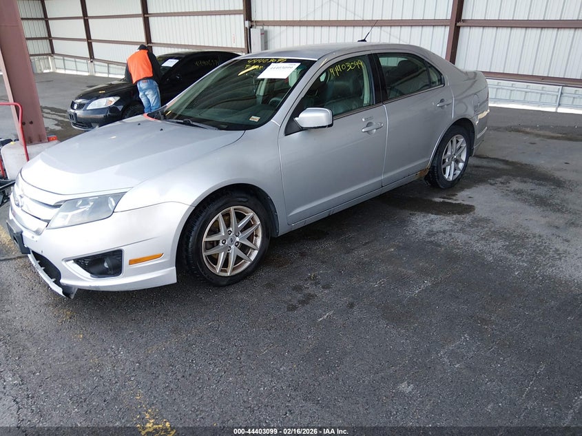 2012 Ford Fusion 2.5 Sel silver Lot 111044403099 Vin 3FAHP0JA2CR126246