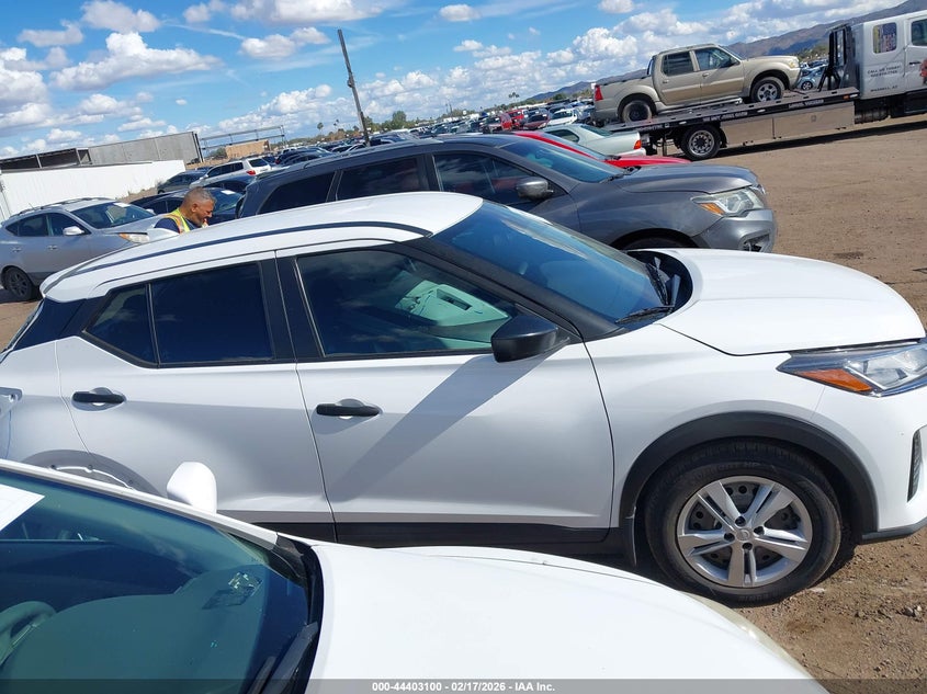 2022 Nissan Kicks S Xtronic Cvt VIN: 3N1CP5BV4NL531004 Lot: 44403100