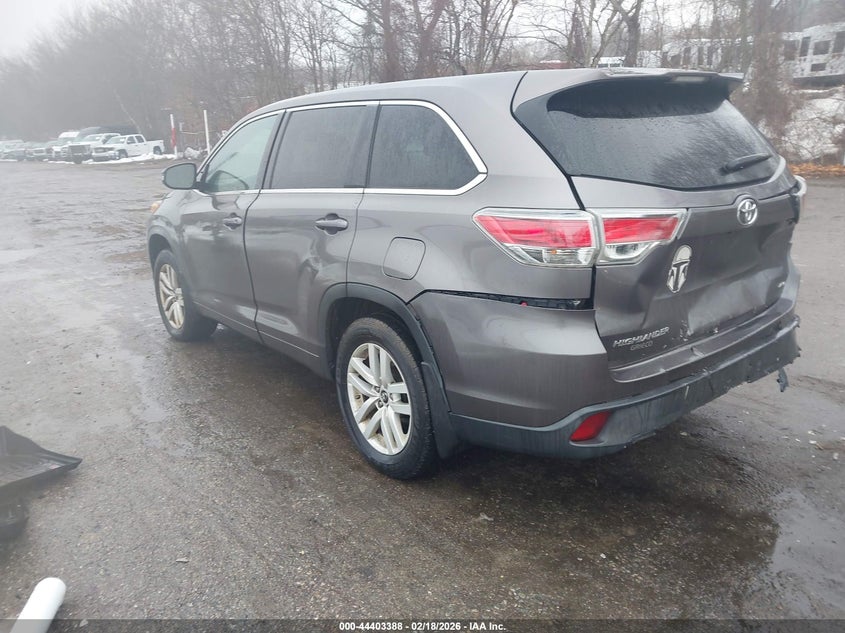 2016 Toyota Highlander Le V6