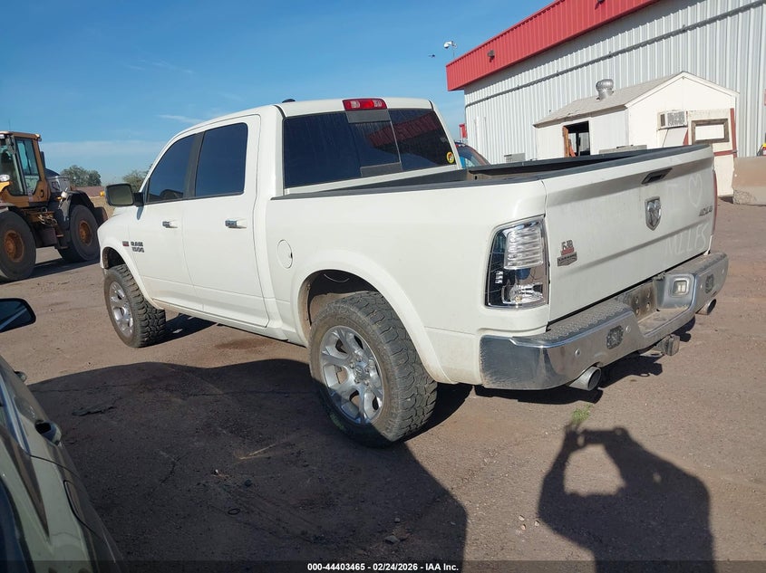 Vin: 1c6rr7nt0gs270523, lot: 44900027, ram 1500 laramie 20163