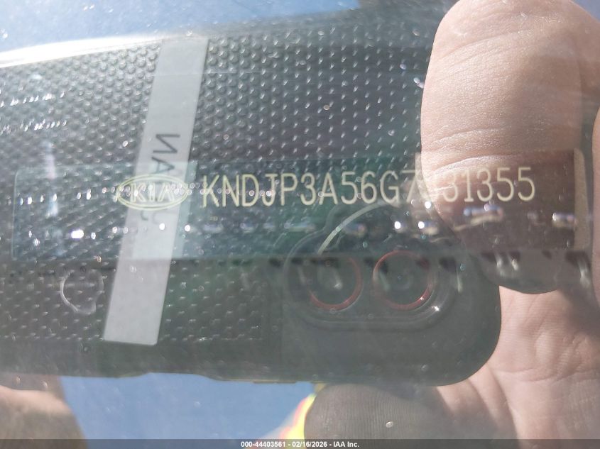 2016 Kia Soul + VIN: KNDJP3A56G7331355 Lot: 44403561