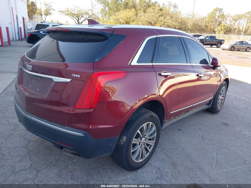 Vin: 1gyknbrs3hz297552, lot: 44900254, cadillac xt5 luxury 20174