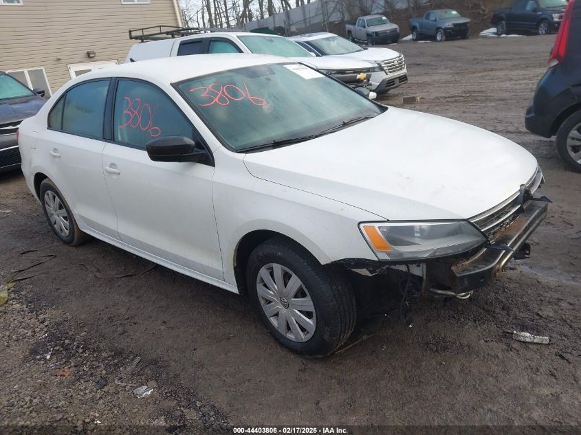 2015 Volkswagen Jetta 2.0L S