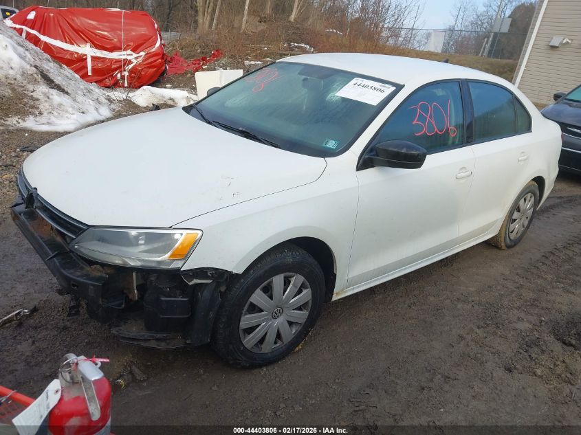 2015 Volkswagen Jetta 2.0L S