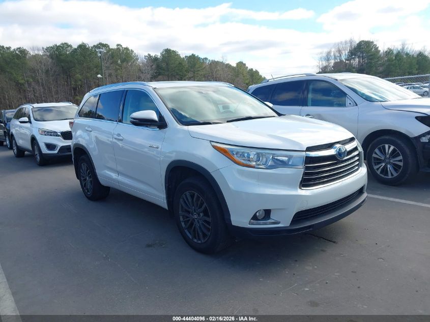 2015 Toyota Highlander Hybrid Limited Platinum V6