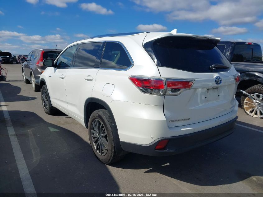 2015 Toyota Highlander Hybrid Limited Platinum V6