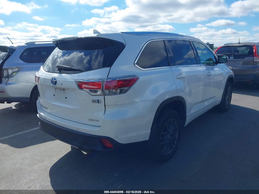 2015 Toyota Highlander Hybrid Limited Platinum V6
