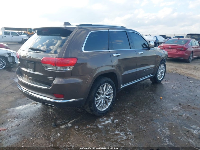 2018 Jeep Grand Cherokee Summit 4X2