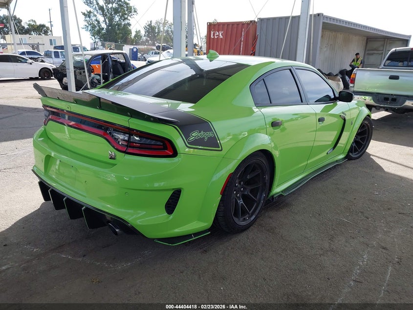 Vin: 2c3cdxgj6ph591566, lot: 44900985, dodge charger scat pack widebody 20234