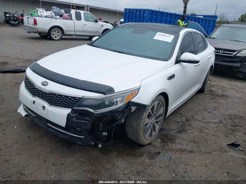 Vin: 5xxgv4l21gg027625, lot: 44901080, kia optima sxl turbo 20162