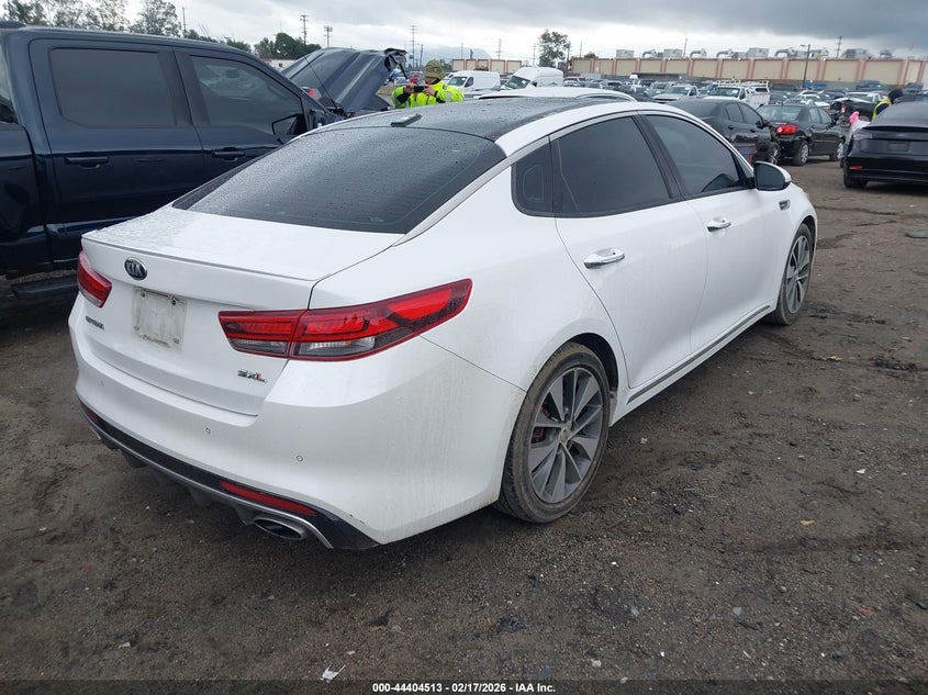 Vin: 5xxgv4l21gg027625, lot: 44901080, kia optima sxl turbo 20164