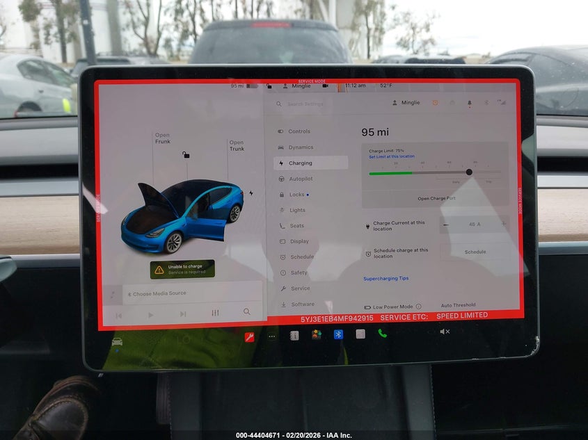 2021 TESLA MODEL 3 LONG RANGE DUAL MOTOR ALL-WHEEL DRIVE VIN: 5YJ3E1EB4MF942915