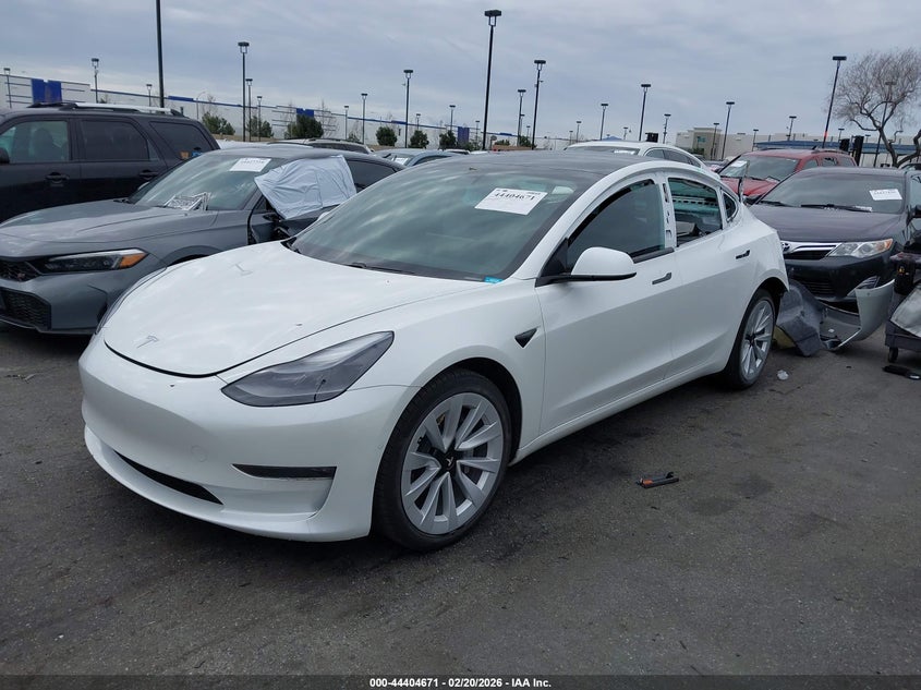 2021 TESLA MODEL 3 LONG RANGE DUAL MOTOR ALL-WHEEL DRIVE VIN: 5YJ3E1EB4MF942915