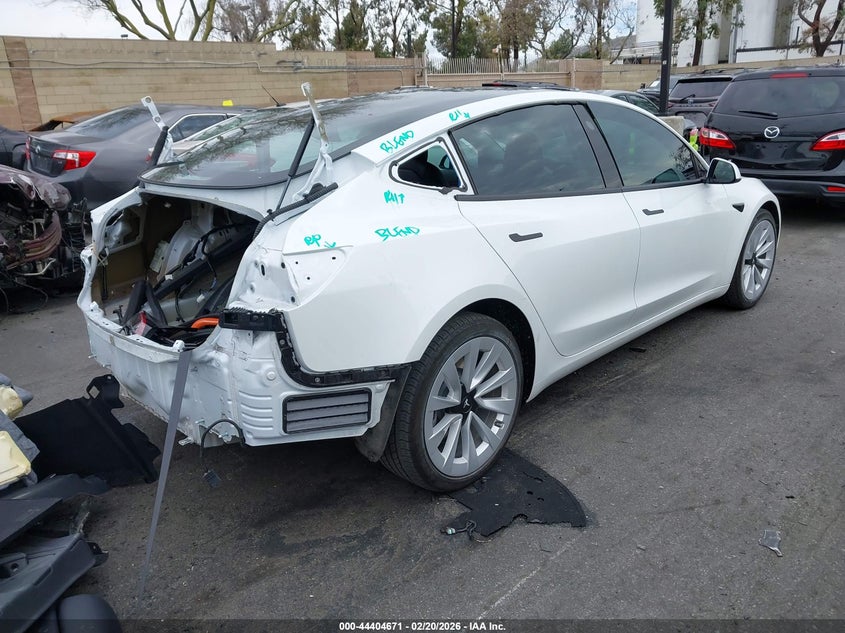 2021 TESLA MODEL 3 LONG RANGE DUAL MOTOR ALL-WHEEL DRIVE VIN: 5YJ3E1EB4MF942915