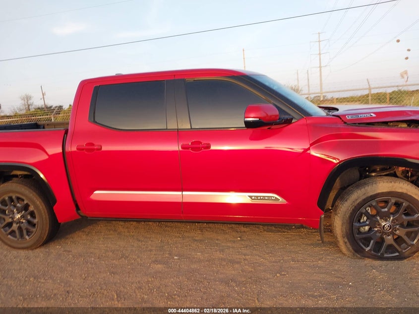 2025 Toyota Tundra Hybrid Platinum Hybrid Crewmax 5.5' Bed VIN: 5TFNC5DB7SX102749 Lot: 44404862