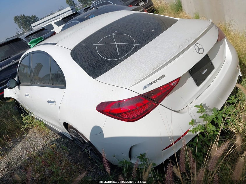Vin: w1kaf8hb6tr309520, lot: 44901609, mercedes-benz amg c 43 4matic 20263